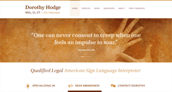Desktop Screenshot of dorothyhodge.com